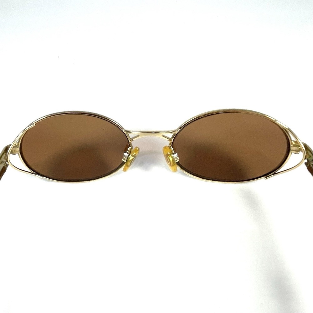 Vogue VO3233-S Vintage 90s Oval Sunglasses Frames Gold Italy 52-19-135 - Picture 4 of 8